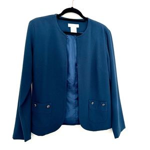 Vintage Gramercy by Alice Roi Navy Suit Jacket | Size 6